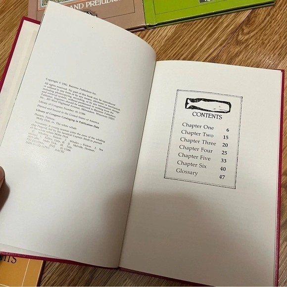 Lot 4 Raintree Classics 1982 Time Machine Pride & Prejudice Moby Dick Wuthering - Picture 6 of 10